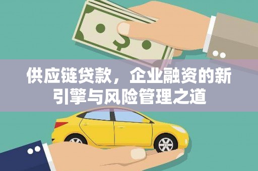 呼玛供应链贷款，企业融资的新引擎与风险管理之道