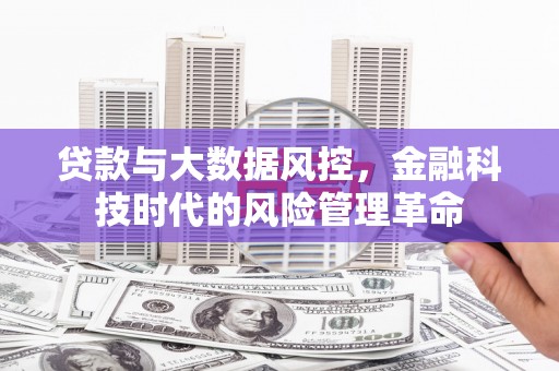 呼玛贷款与大数据风控，金融科技时代的风险管理革命