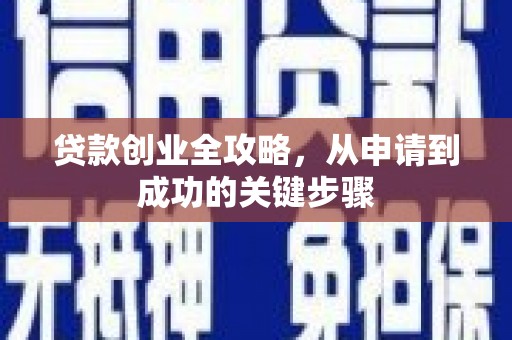 呼玛贷款创业全攻略，从申请到成功的关键步骤