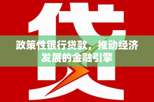 呼玛政策性银行贷款，推动经济发展的金融引擎