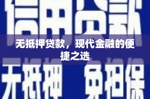 呼玛无抵押贷款，现代金融的便捷之选