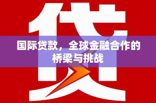 呼玛国际贷款，全球金融合作的桥梁与挑战