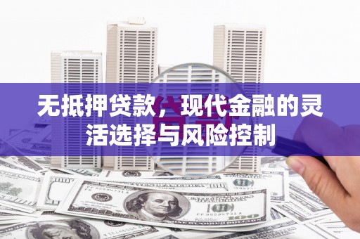 呼玛无抵押贷款，现代金融的灵活选择与风险控制