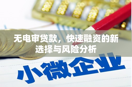 呼玛无电审贷款，快速融资的新选择与风险分析