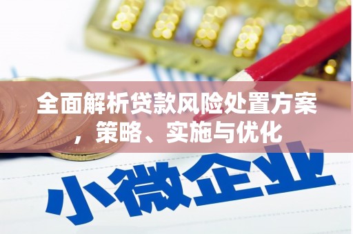 呼玛全面解析贷款风险处置方案，策略、实施与优化