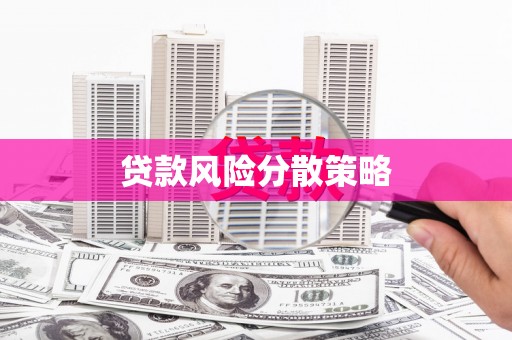 呼玛贷款风险分散策略
